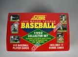 Sealed Score 1992 Major League Baseball Card Collector Set