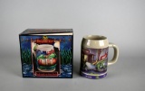 Lot of Two Budweiser Frog Themed Collector's Steins 1990s