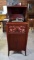 Antique Early 20th C. Mahogany Case “Vitanola” Talking Machine Record Player w/ Shellac Records