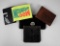 Vtg “Drink Coca-Cola in Bottles” Men's Black Leather Wallet & Other Mountain Dew & Coke Wallets