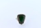Vintage Mexican Sterling Silver and Green Onyx Ring, Size 7.5