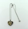“I Love You Forever” Elephant Motif Stainless Steel Pendant on 20” Chain Necklace