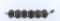 Vintage Silver French Souvenir Reticulate Oval Link Bracelet, 8.5” L