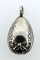 Vintage Silver Plate Bell Pendant