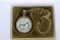 Vintage Sears 1886 Commemorative  Pocket Watch with Chain in Original Presentation Case