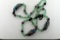 40” Natural Stone Bead Necklace with Amethyst, Prehnite, Black Onyx, Turquoise & Other Stones
