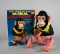 Vintage CK Battery Operated “Musical Jolly Chimp” Toy No. 4910 in Original Pictorial Box