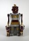 Marx Toys Electric Robot with Two Maroon & Gold Son of Robot Figures