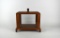 Vintage Glass & Walnut Wood Cigar Humidor