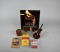 Lot of Tobacco Items: Book, Tin, Pipe w/ Stand, Playing Cards, Pipe Cleaners, & Ephemera