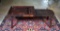 Antique Hand Made Southern Yellow Pine Cobbler's Bench with Old Red Varnish