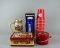 Lot of Five Adverting Themed Pieces: Snickers, Tootsie Roll, Campbell's, Budweiser, & Stroh's