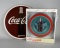 Lot of Two Coca-Cola Advertising Wall Decor Pieces: 18” Sign & 11” Clock (Unopened)