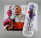 Lot of Metal Coca-Cola Themed Wall Decor: 12.5 x 16” Santa Sign & 17” Thermometer