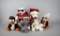 Lot of Six Coca-Cola Brand Plush/Bean Bag Animals