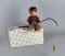 Franklin Mint Heirloom Doll Ltd. Ed. Coca-Cola Co. Tiny Tyke “Jimmy” w/ Fishing Pole  Accessory
