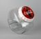 Coca-Cola Advertising Tilt Glass Lidded Counter Top Jar