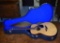 Vintage Yamaha Model FG-150 Red Label Acoustic Guitar & Hard Case