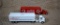 Two Ertl Die-Cast Replica Transport Truck Banks: Chevrolet Heartbeat of America & Drink Coca-Cola