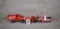 Vintage Lot of Buddy L Pressed Metal Coca-Cola Delivery Trucks & Plastic Vending Machine Replicas