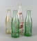 Four Vintage Coca-Cola or Pepsi-Cola Soda Bottles, Spartanburg, SC