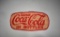 Vintage Coca-Cola Brand 9” Oval Green Pinstripe Uniform Patch