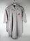 Two Coca-Cola Gray w/ Red Pinstripe Uniform Shirts, Park Street & Wear Guard Size 16.5 & L