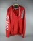 Coca-Cola Brand Checkered & Red Hoodie Size Adult XL