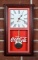 Contemporary Hanover Coca-Cola Advertising Quartz Pendulum Battery Powered Clock