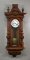 Antique Walnut Case Wall Regulator Clock