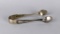 Antique Continental (800) Silver Sugar Tongs with Mystery Mark