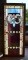 Antique Framed Stained Glass Window Panel from Lake Lure, NC Building
