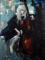 Isaac L. Williams (1817-95) Girl Playing Cello, Oil on Canvas, Signed Lower Left