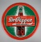 Vintage Round Dr. Pepper 12” Metal Advertising Button Sign
