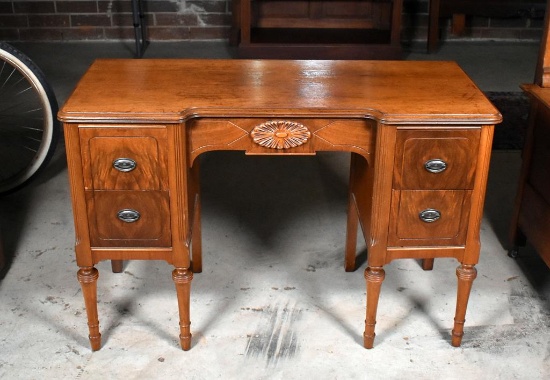 Vintage Walnut Vanity Base