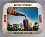Vintage Coca-Cola Advertising “Be Really Refreshed” 13” Metal Serving Tray