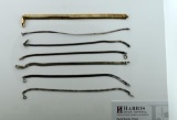 Lot of Seven Sterling Silver Bracelets