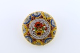 Vintage Italian Micromosiac Pin