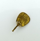 Vintage Miriam Haskell Oriental Fan Pin