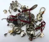 Lot of Silver Tone Costume Jewelry