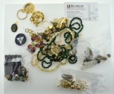 Lot of Costume Jewelry: Natural Bead and Earrings, Etc