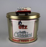 Vintage Utz Quality Foods Potato Chips Tin & Ralstoy 22 Metal Delivery Truck