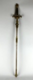 Antique Knights of Pythias FCB Masonic Dress Sword Owned by W. G. Jackson