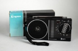 Vintage Kingston AM/FM Two-Band Radio Model 838 in Original Box