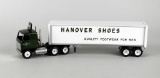 Vintage 1995 Winross Diecast Trucks Hanover Shoe 18-Wheel Freightliner