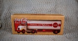 The Ertl Co. “Coca-Cola Delicious & Refreshing” 1954 GMC CabTractor Trailer Die-Cast Toy Truck