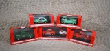 Lot of Five Original Box Coca-Cola Die-Cast Metal Vehicles 1:43