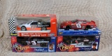 Lot of 4 Die-Cast Racing Model Cars: Dale Earnhardt, Dale Earnhardt Jr., & Other