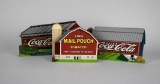 Lot of Three Coca-Cola Brand Collectibles & Mail Pouch Tobacco Advertising Shelf Sitters by Shelia