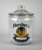 Hershey's Milk Chocolate Advertising Lidded Counter Top Jar